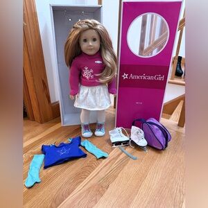 American Girl Doll Mia-Girl Of The Year 2008-Retired. Original Box w/outfits.